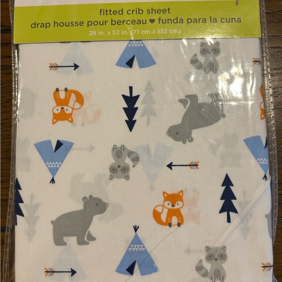 Animal Print Crib Sheet - Picture 1 of 1